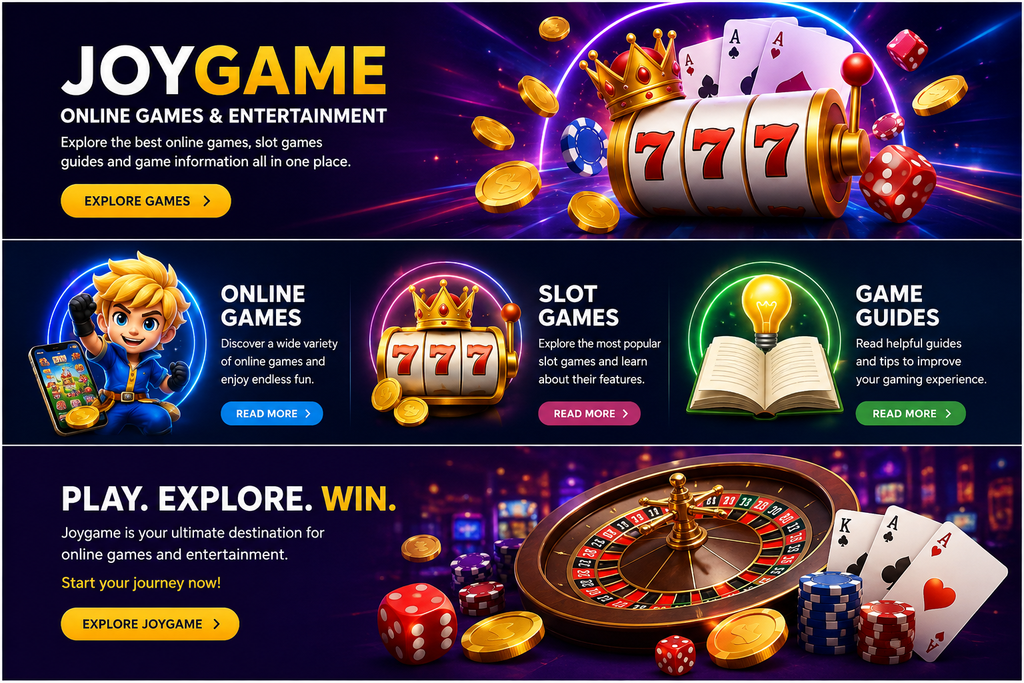 Joygame online games and entertainment platform featuring slot games